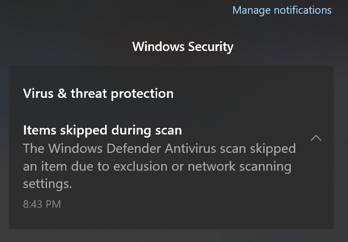 Microsoft's new update breaks antivirus scans on Windows 10 1