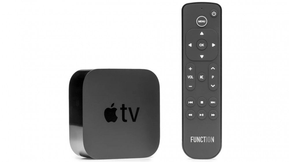 A photo of the Function Button Remote for Apple TV.