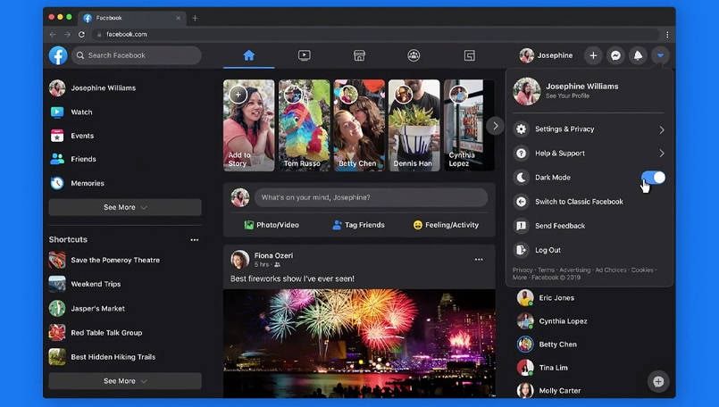 Facebook redesign is finally rolling out for everyone with dark mode and faster loading