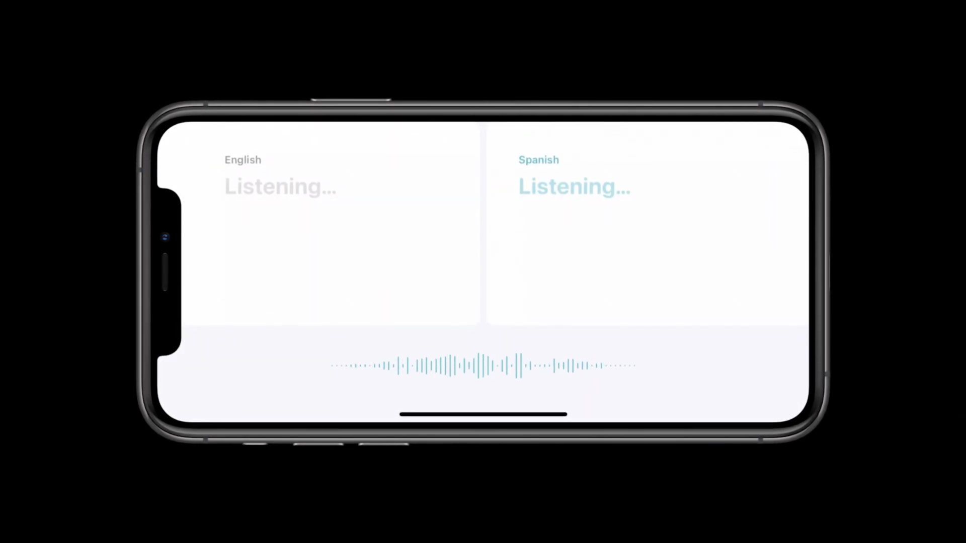 Apple Translate Conversation mode - automatic language detection
