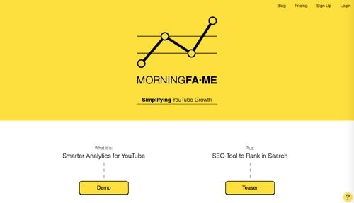 Home page of Morningfame
