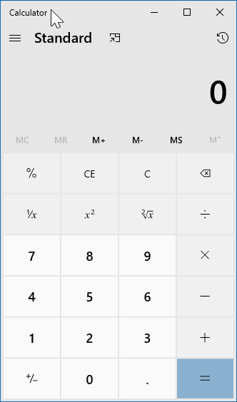 create keyboard shortcut to open calculator in Windows 10 pic01