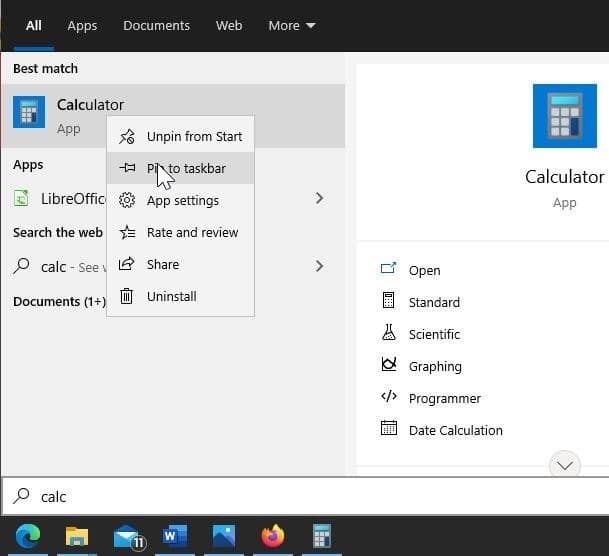 create keyboard shortcut to open calculator in Windows 10 pic5