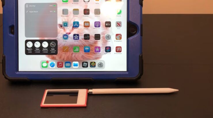 Charging Apple Pencil 1 using iPod nano 7