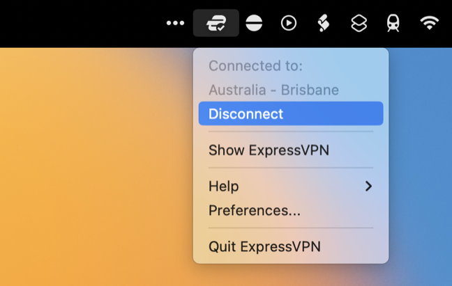 Disable your VPN to troubleshoot connection issues