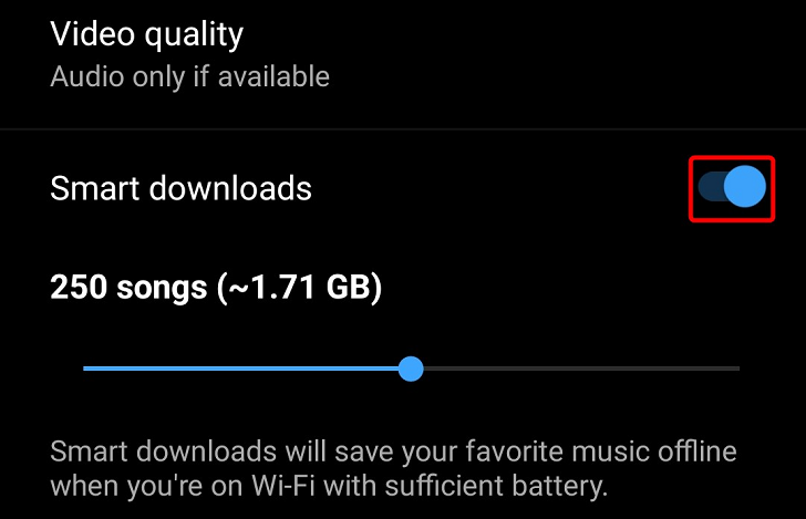 Disable "Smart Downloads."