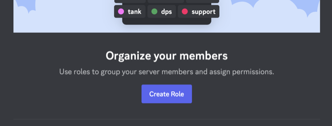 Create roles on your Discord server