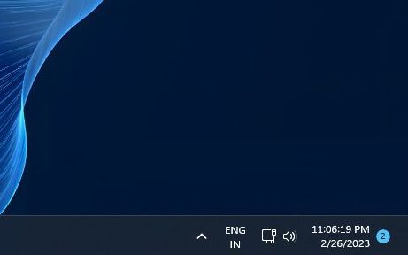 Windows 11 taskbar clock seconds